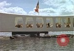 Image of USS Arizona Memorial Honolulu Hawaii USA, 1962, second 11 stock footage video 65675061882