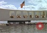 Image of USS Arizona Memorial Honolulu Hawaii USA, 1962, second 12 stock footage video 65675061882