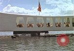 Image of USS Arizona Memorial Honolulu Hawaii USA, 1962, second 17 stock footage video 65675061882