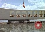 Image of USS Arizona Memorial Honolulu Hawaii USA, 1962, second 19 stock footage video 65675061882
