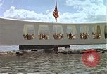 Image of USS Arizona Memorial Honolulu Hawaii USA, 1962, second 21 stock footage video 65675061882