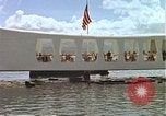 Image of USS Arizona Memorial Honolulu Hawaii USA, 1962, second 22 stock footage video 65675061882