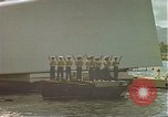 Image of USS Arizona Memorial Honolulu Hawaii USA, 1962, second 56 stock footage video 65675061882
