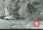 Image of wrecked battleships Pearl Harbor Hawaii USA, 1941, second 6 stock footage video 65675061904