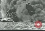 Image of wrecked battleships Pearl Harbor Hawaii USA, 1941, second 7 stock footage video 65675061904