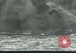 Image of wrecked battleships Pearl Harbor Hawaii USA, 1941, second 12 stock footage video 65675061904