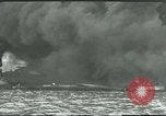 Image of wrecked battleships Pearl Harbor Hawaii USA, 1941, second 15 stock footage video 65675061904