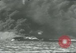 Image of wrecked battleships Pearl Harbor Hawaii USA, 1941, second 18 stock footage video 65675061904