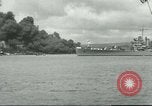 Image of wrecked battleships Pearl Harbor Hawaii USA, 1941, second 23 stock footage video 65675061904