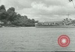 Image of wrecked battleships Pearl Harbor Hawaii USA, 1941, second 24 stock footage video 65675061904