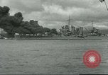 Image of wrecked battleships Pearl Harbor Hawaii USA, 1941, second 35 stock footage video 65675061904