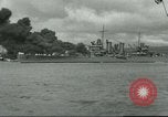 Image of wrecked battleships Pearl Harbor Hawaii USA, 1941, second 36 stock footage video 65675061904