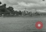 Image of wrecked battleships Pearl Harbor Hawaii USA, 1941, second 38 stock footage video 65675061904