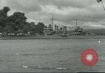 Image of wrecked battleships Pearl Harbor Hawaii USA, 1941, second 40 stock footage video 65675061904