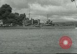 Image of wrecked battleships Pearl Harbor Hawaii USA, 1941, second 44 stock footage video 65675061904