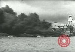 Image of wrecked battleships Pearl Harbor Hawaii USA, 1941, second 49 stock footage video 65675061904