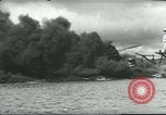 Image of wrecked battleships Pearl Harbor Hawaii USA, 1941, second 51 stock footage video 65675061904