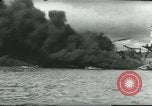 Image of wrecked battleships Pearl Harbor Hawaii USA, 1941, second 53 stock footage video 65675061904
