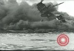 Image of wrecked battleships Pearl Harbor Hawaii USA, 1941, second 61 stock footage video 65675061904