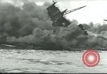 Image of wrecked battleships Pearl Harbor Hawaii USA, 1941, second 62 stock footage video 65675061904