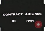 Image of Contract airlines Vietnam, 1967, second 36 stock footage video 65675061935