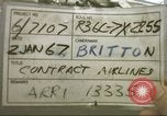 Image of Contract airlines Tan Son Nhut Vietnam, 1967, second 5 stock footage video 65675061937