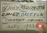 Image of Contract airlines Tan Son Nhut Vietnam, 1967, second 8 stock footage video 65675061937