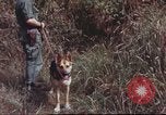 Image of sentry dogs South Vietnam, 1967, second 55 stock footage video 65675062007