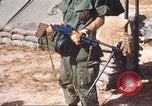 Image of 1st Infantry Division Lai Khe South Vietnam, 1968, second 36 stock footage video 65675062041