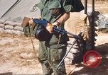 Image of 1st Infantry Division Lai Khe South Vietnam, 1968, second 37 stock footage video 65675062041