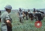 Image of Memorial ceremony for fallen of 199th Light Infantry Brigade South Vietnam, 1968, second 12 stock footage video 65675062054