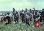 Image of Memorial ceremony for fallen of 199th Light Infantry Brigade South Vietnam, 1968, second 26 stock footage video 65675062054