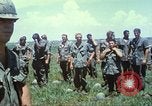 Image of Memorial ceremony for fallen of 199th Light Infantry Brigade South Vietnam, 1968, second 29 stock footage video 65675062054