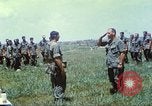 Image of Memorial ceremony for fallen of 199th Light Infantry Brigade South Vietnam, 1968, second 35 stock footage video 65675062054