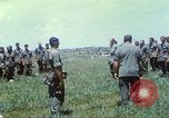 Image of Memorial ceremony for fallen of 199th Light Infantry Brigade South Vietnam, 1968, second 37 stock footage video 65675062054