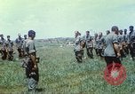 Image of Memorial ceremony for fallen of 199th Light Infantry Brigade South Vietnam, 1968, second 38 stock footage video 65675062054