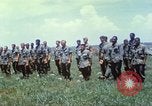 Image of Memorial ceremony for fallen of 199th Light Infantry Brigade South Vietnam, 1968, second 41 stock footage video 65675062054