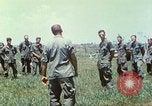Image of Memorial ceremony for fallen of 199th Light Infantry Brigade South Vietnam, 1968, second 46 stock footage video 65675062054