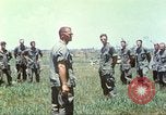 Image of Memorial ceremony for fallen of 199th Light Infantry Brigade South Vietnam, 1968, second 49 stock footage video 65675062054