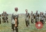 Image of Memorial ceremony for fallen of 199th Light Infantry Brigade South Vietnam, 1968, second 53 stock footage video 65675062054