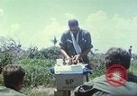 Image of Chaplain ministering to 199th Light Infantry Brigade South Vietnam, 1968, second 24 stock footage video 65675062056
