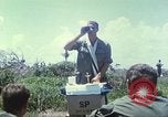 Image of Chaplain ministering to 199th Light Infantry Brigade South Vietnam, 1968, second 34 stock footage video 65675062056