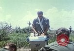Image of Chaplain ministering to 199th Light Infantry Brigade South Vietnam, 1968, second 37 stock footage video 65675062056