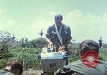 Image of Chaplain ministering to 199th Light Infantry Brigade South Vietnam, 1968, second 38 stock footage video 65675062056