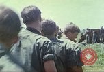 Image of Chaplain ministering to 199th Light Infantry Brigade South Vietnam, 1968, second 41 stock footage video 65675062056