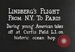 Image of Charles Lindbergh Long Island New York USA, 1927, second 36 stock footage video 65675062074