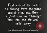 Image of Charles Lindbergh Long Island New York USA, 1927, second 50 stock footage video 65675062074