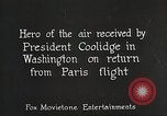 Immagine di Charles Lindbergh Washington DC USA, 1927, secondo 3 filmato di repertorio 65675062075