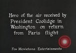 Immagine di Charles Lindbergh Washington DC USA, 1927, secondo 5 filmato di repertorio 65675062075