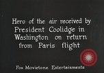 Immagine di Charles Lindbergh Washington DC USA, 1927, secondo 6 filmato di repertorio 65675062075